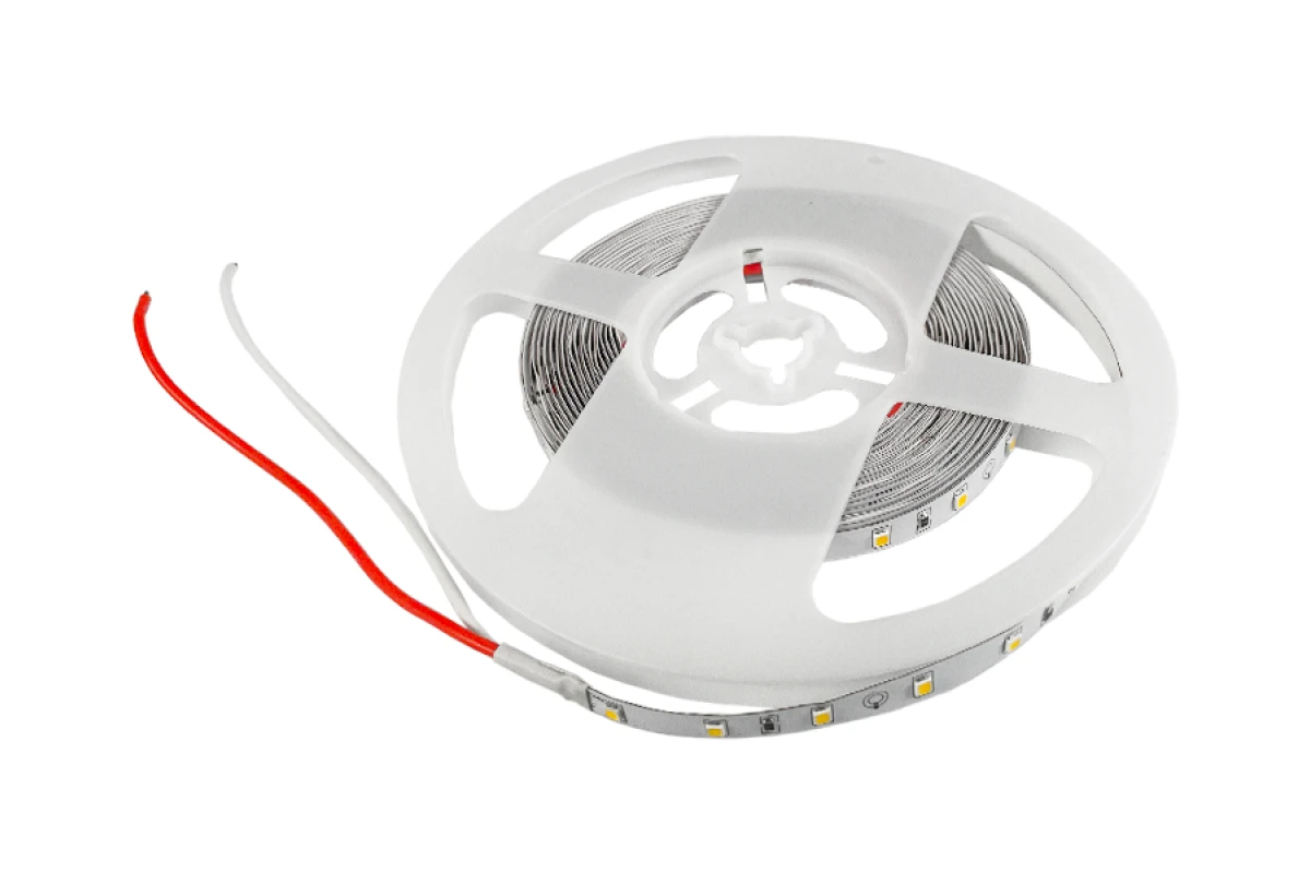 Светодиодная лента 3014-120LED 10 мм 220V 12 Вт/м IP68 желтая плата Белый (1861)