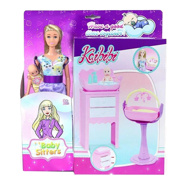 Лялька з пупсом WG 206/36/2 аксесуари/меблі/в коробці 30 см (25471432)