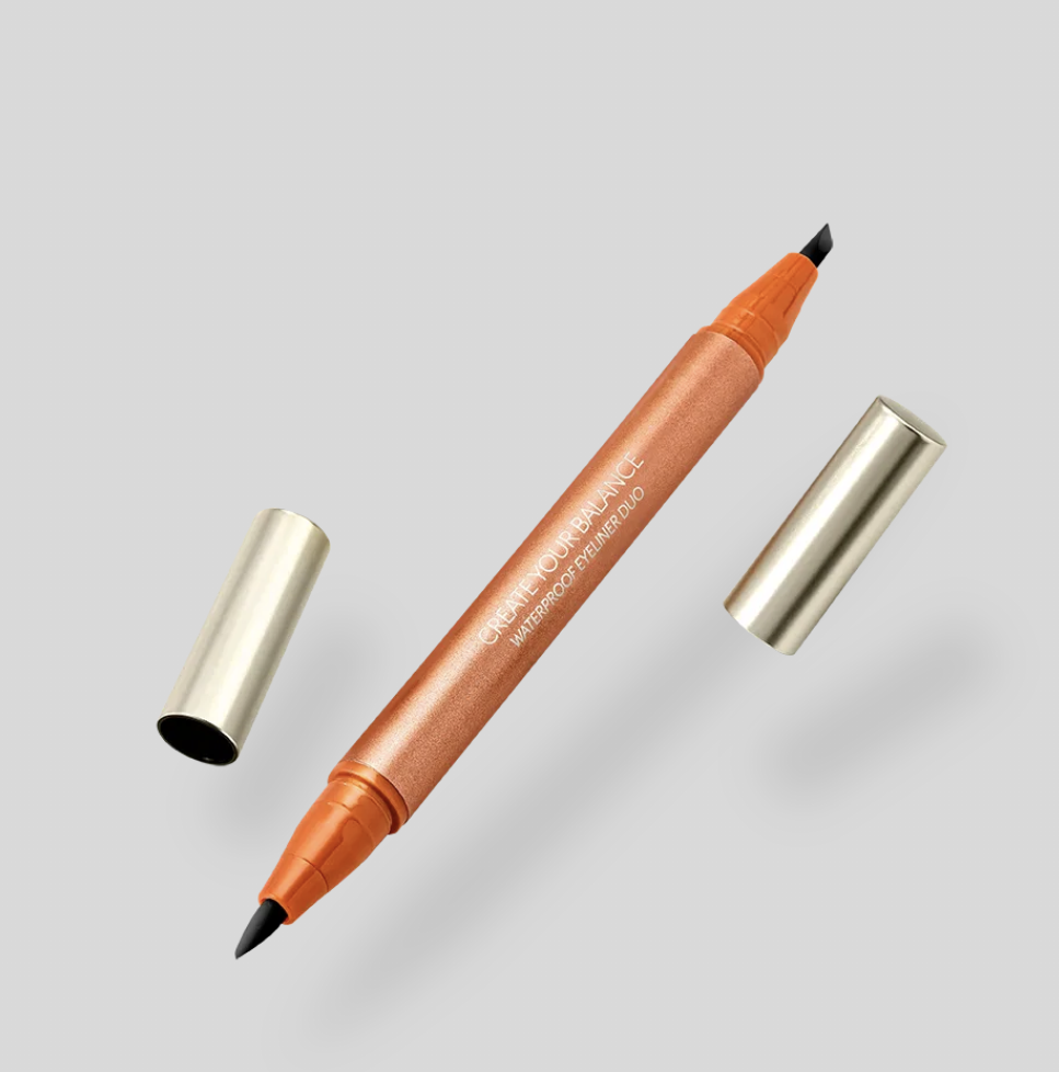 Підводка-ручка для очей Kiko Milano Create Your Balance Waterproof Eyeliner Duo водостійка подвійна 0,78 мл (25995491)
