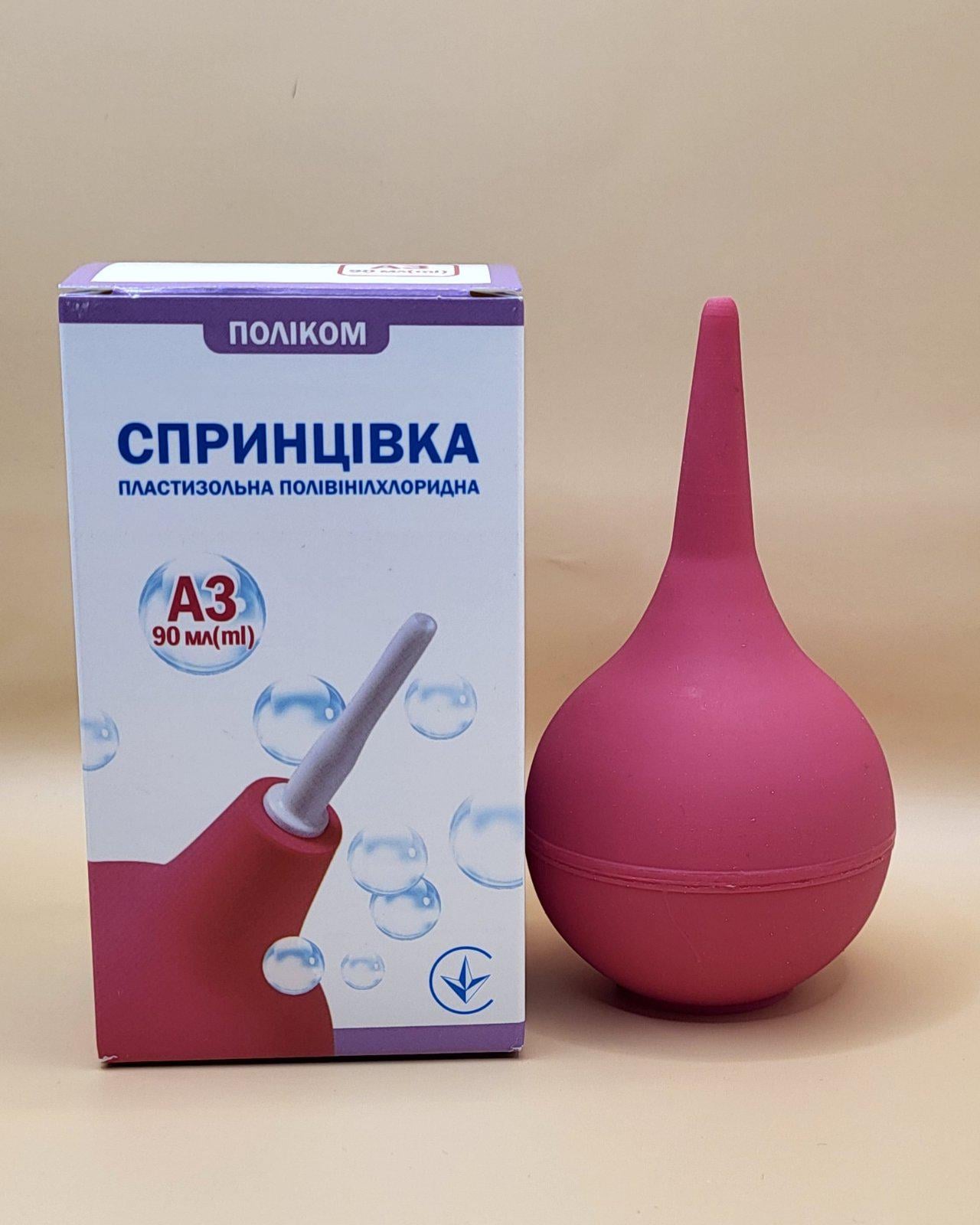 Спринцівка Поліком А-3 з м'яким накінечником 90 мл (35675864)