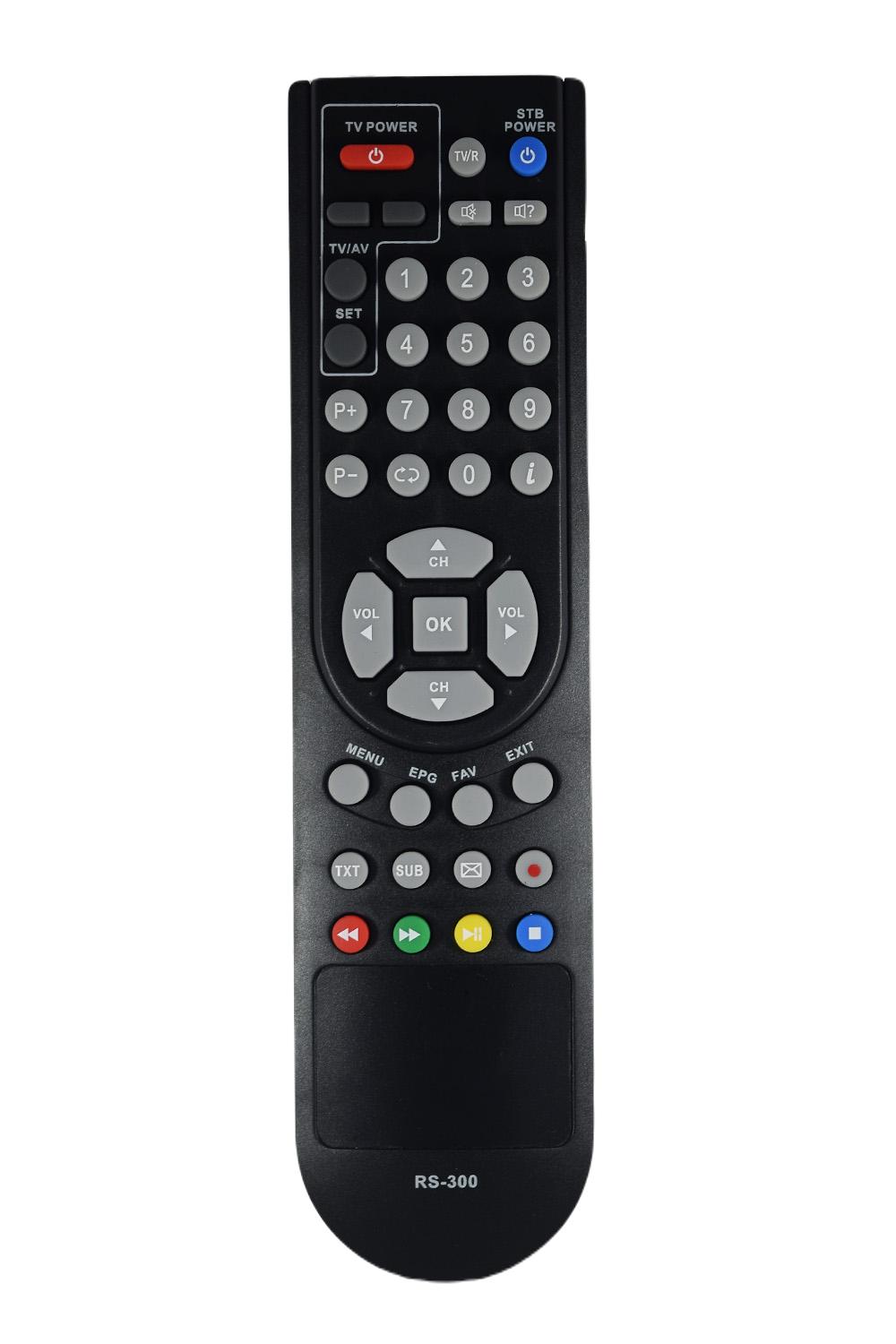 Пульт для DVB-T2 тюнера Romsat RS-300 (307)