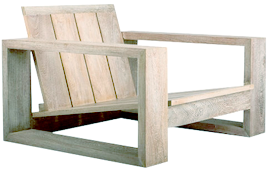 Кресло садовое из дерева Токтогул Бланже (КЕА-002501)