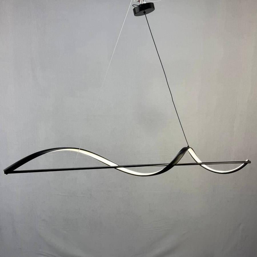 Люстра светодиодная удлиненная Zilini 9130BK-120 120W Черный (29895016) - фото 4 Люстра светодиодная удлиненная Zilini 9130BK-120 120W Черный (29895016) - фото 4