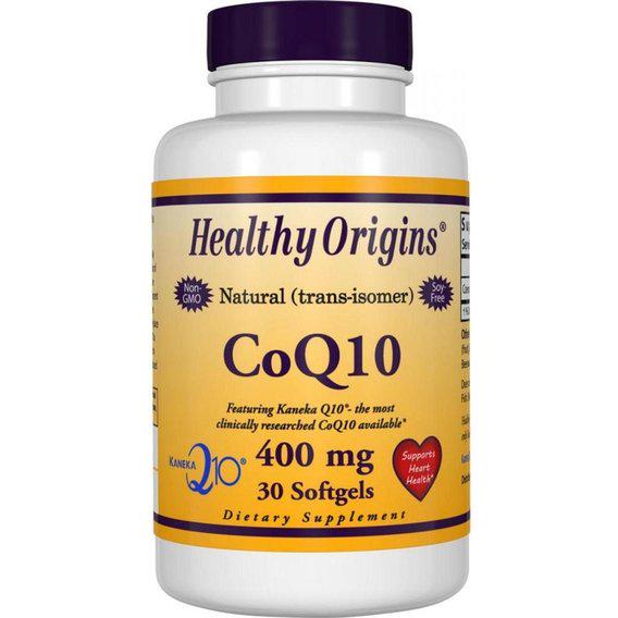 Коэнзим Healthy Origins CoQ10 400 мг 30 Softgels