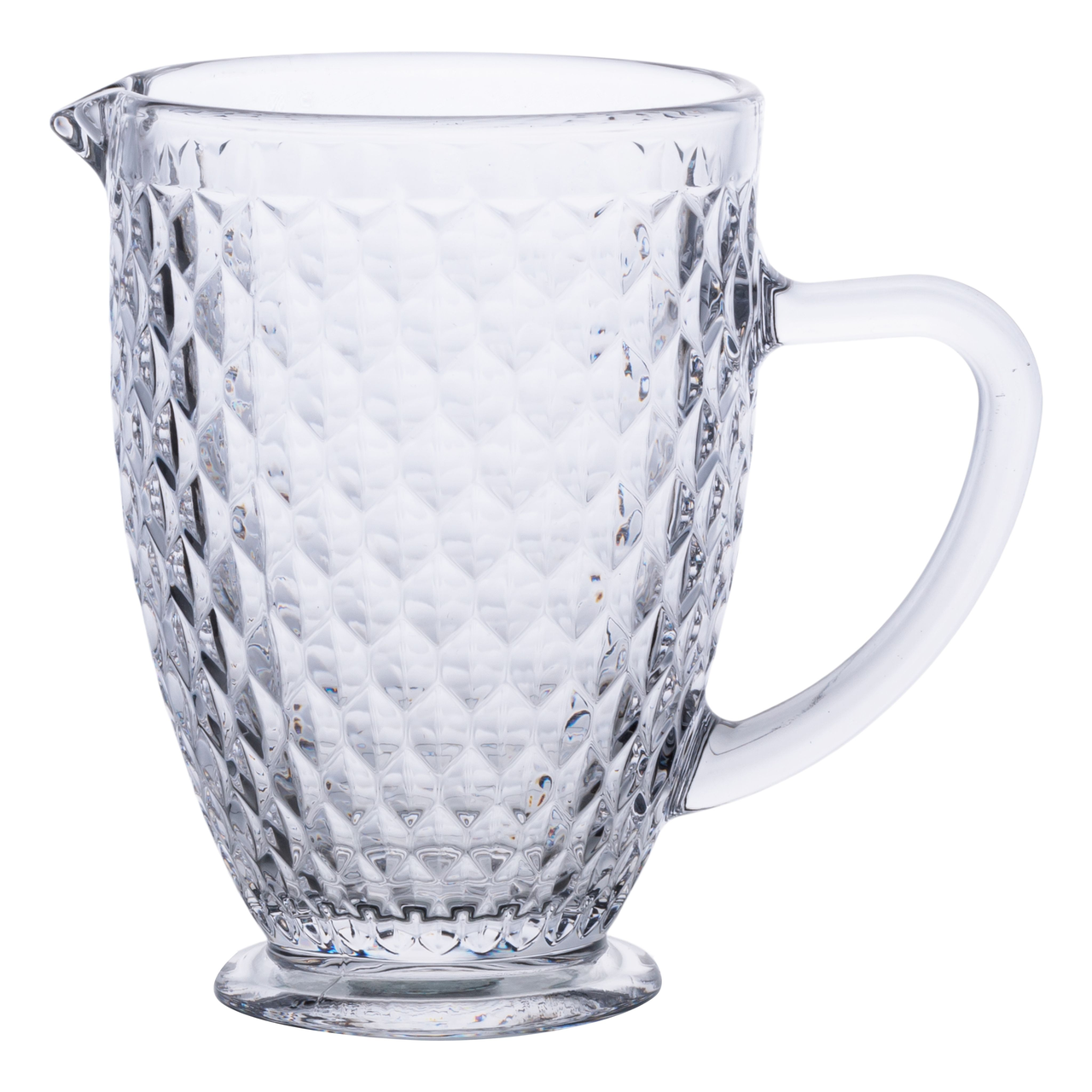 Кувшин для напитков стеклянный 1 л Прозрачный (HP-19-102) - фото 2