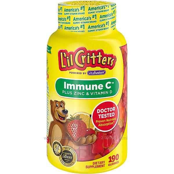 Витамины Immune C Plus Zinc & Vitamin D 190 Gummies