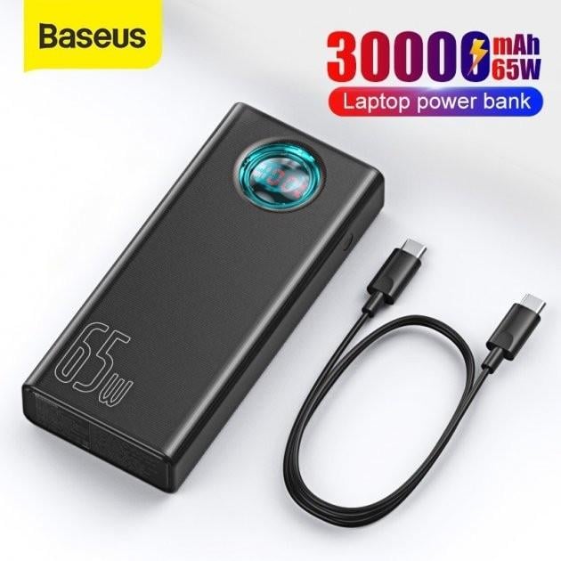 Акумулятор портативний Baseus Power Bank 30 000 мАг 65W (D000001) - фото 10