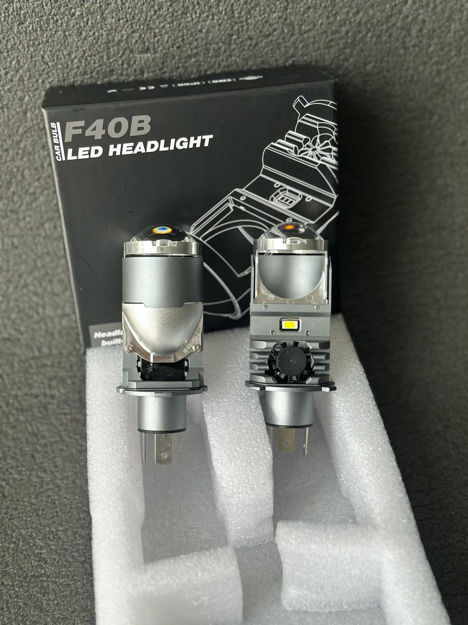 Автомобильные лампы H4 F40B Bi-LED мини-линзы 80W 6000K 12V 2 шт. - фото 7 Автомобильные лампы H4 F40B Bi-LED мини-линзы 80W 6000K 12V 2 шт. - фото 7