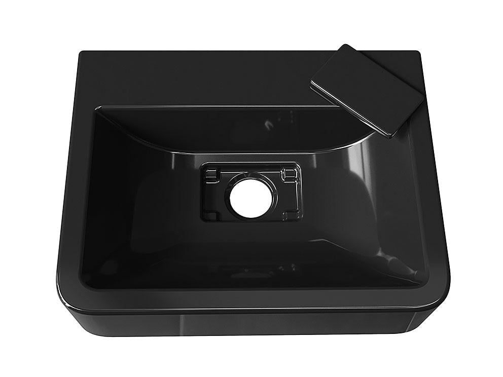 Умивальник підвісний Status Asti 45 см Black (736) - фото 11