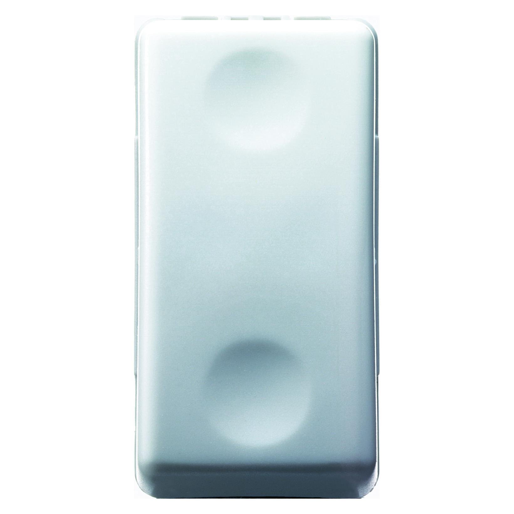 Вимикач одноклавішний Gewiss System 1 модуль технополімер Білий (GW20571)