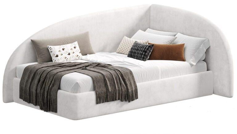 Ліжко м'яке дитяче ARIS LiLy Молочний