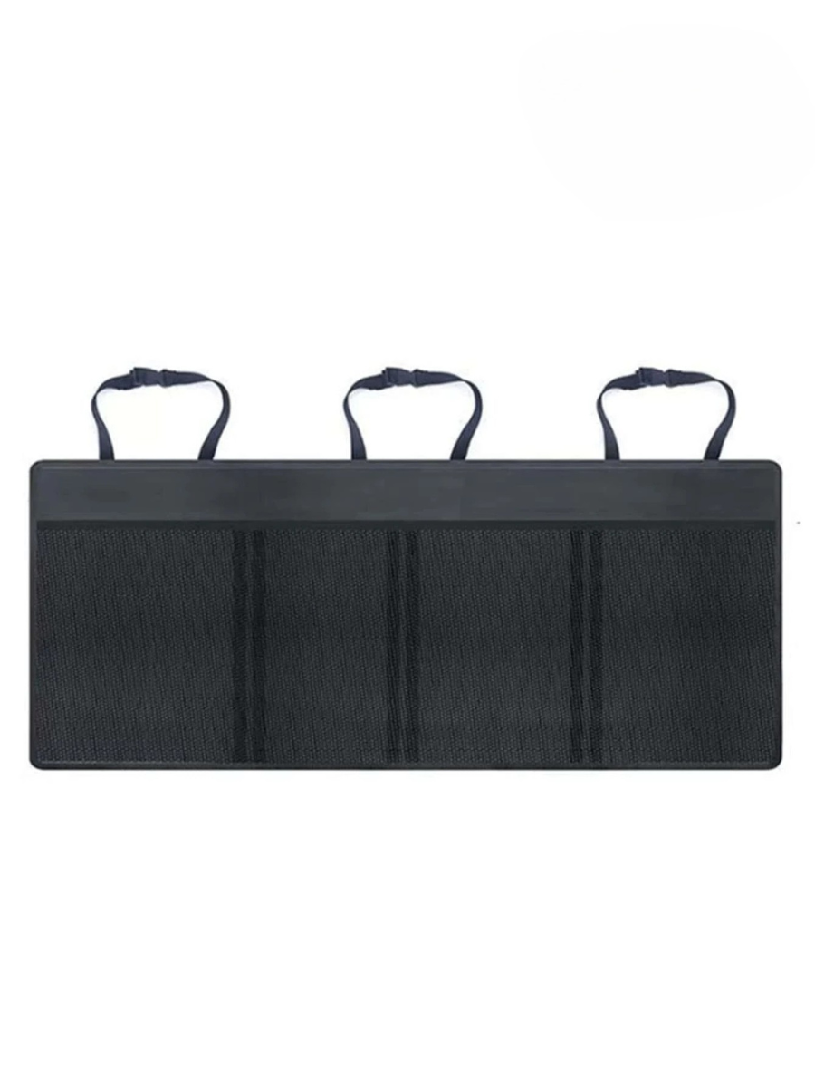 Органайзер в багажник на спинку заднего сиденья автомобиля 89x36 см Черный (40020)
