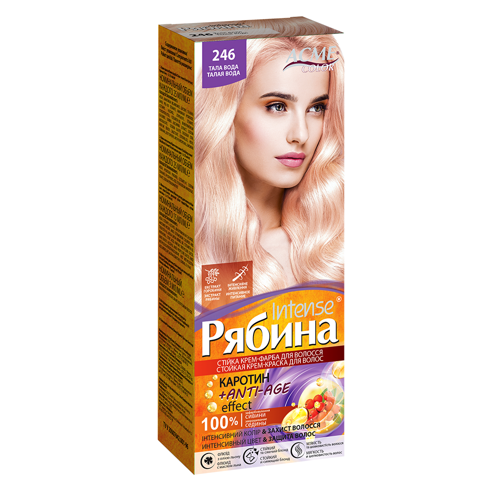 Краска для волос Рябина Intense ACME-COLOR 246 Талая вода 133 мл (1708)