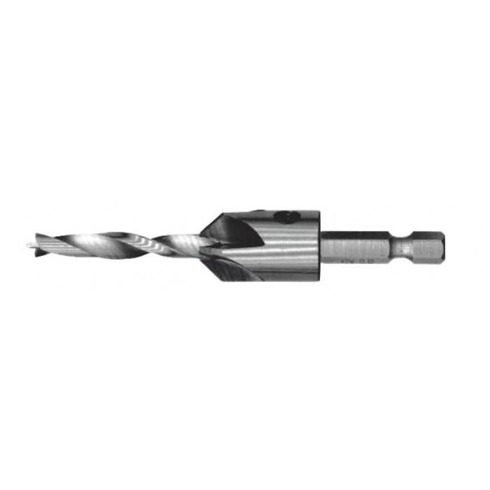 Сверло Heller по дереву QuickBit с насадным зенкером фанера дерево ДСП 3,0х35х65 мм 26736 (12738)