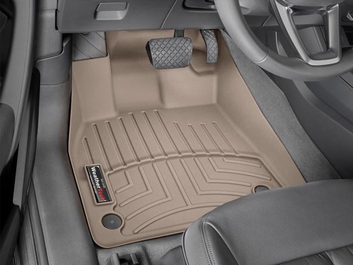 Килимки автомобільні передні лайнери WeatherTech 4511461 Audi Q5/SQ5 2018 Бежевий (1185134963)