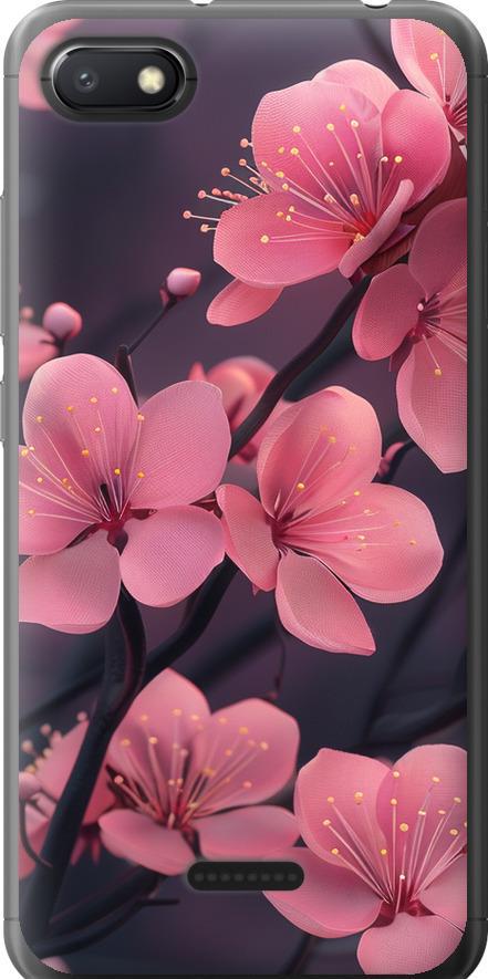 Чехол на Xiaomi Redmi 6A Пурпурная сакура (6075u-1531-42517)