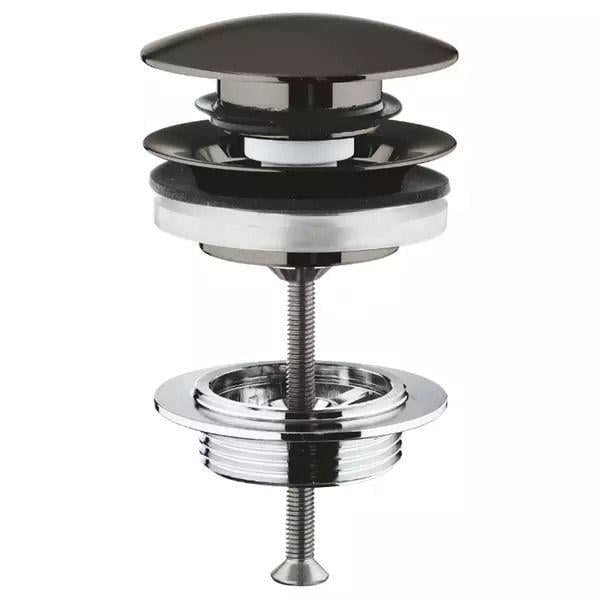 Клапан донный Grohe Click-Clack для раковины 1 1/4" Графит брошенный (AGM-65807AL0)