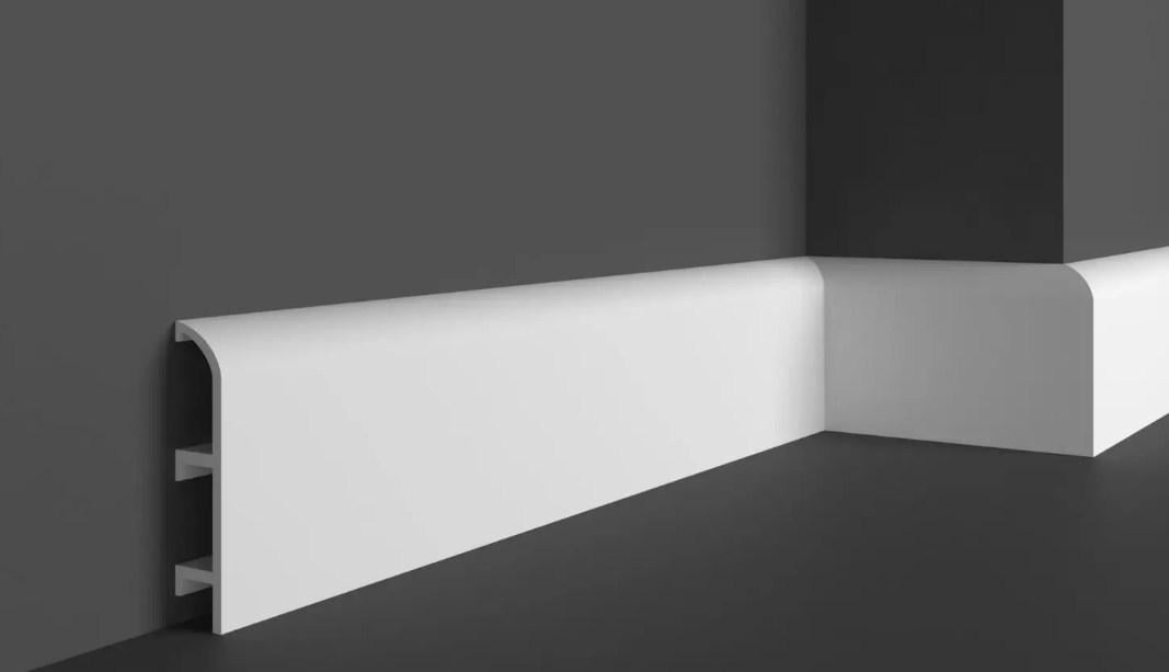 Плинтус напольный с гладким профилем Grand decor HCR 514