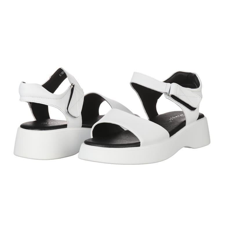 Босоніжки жіночі Hengji G181-3 шкіряні р. 36 Білий (30032)