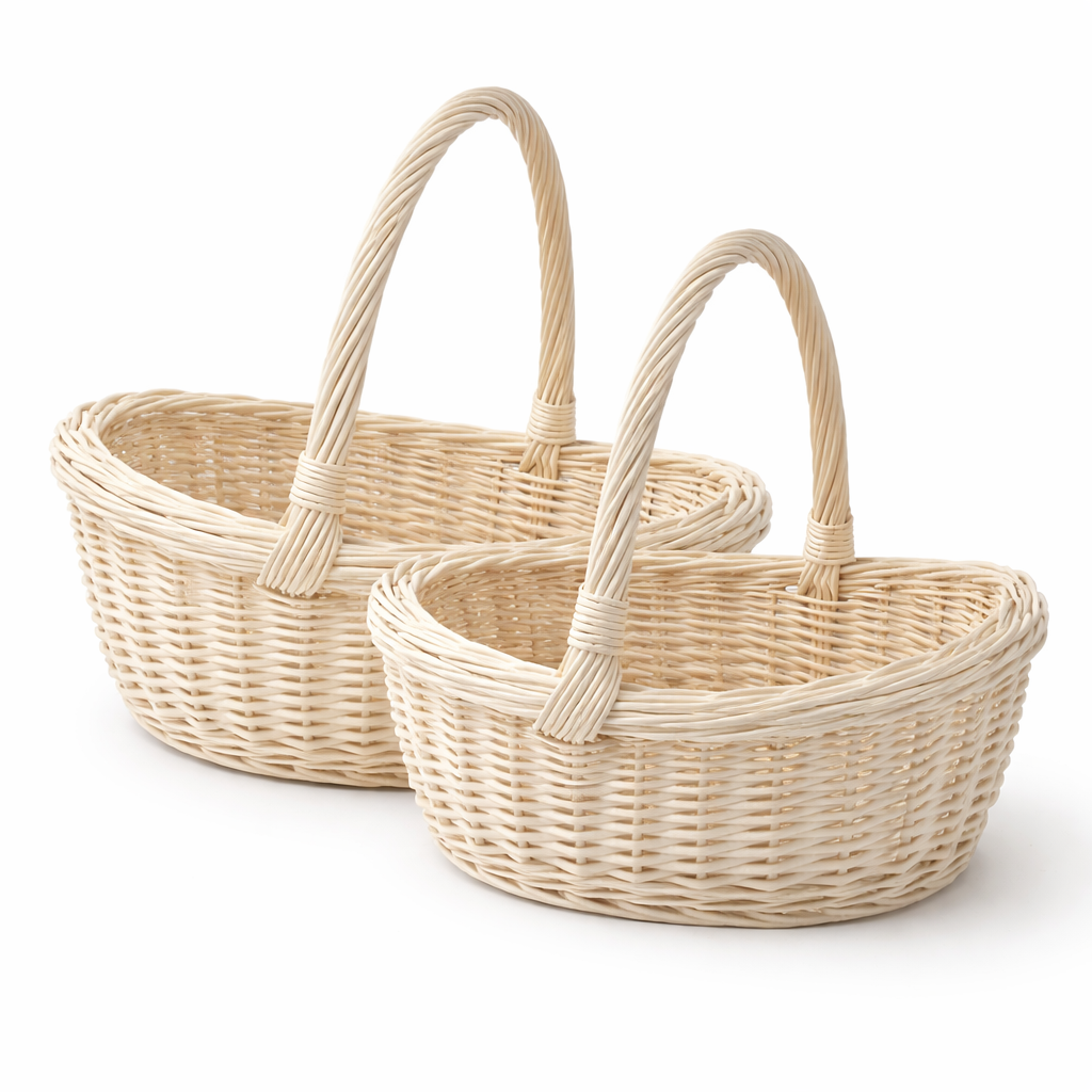Набор пасхальных корзин плетеных 2 шт. (9897) Набор пасхальных корзин плетеных 2 шт. (9897)