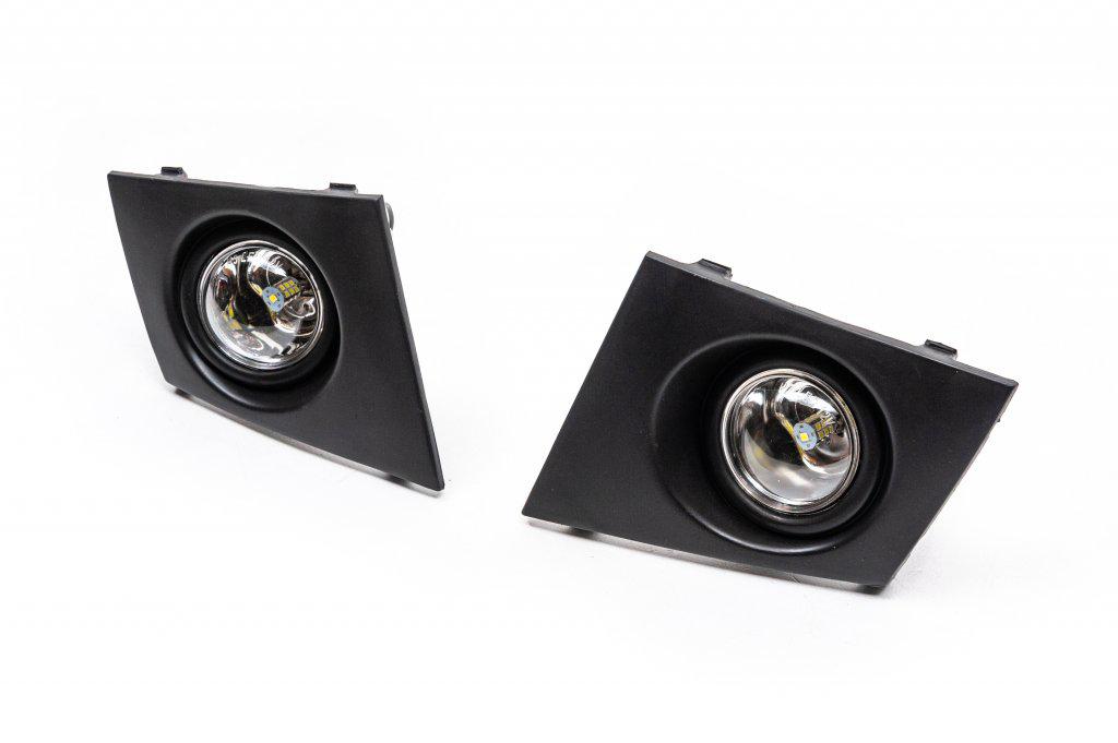 Противотуманки 2006-2009 GPlast для Renault Megane II 2004-2009 гг. Черный