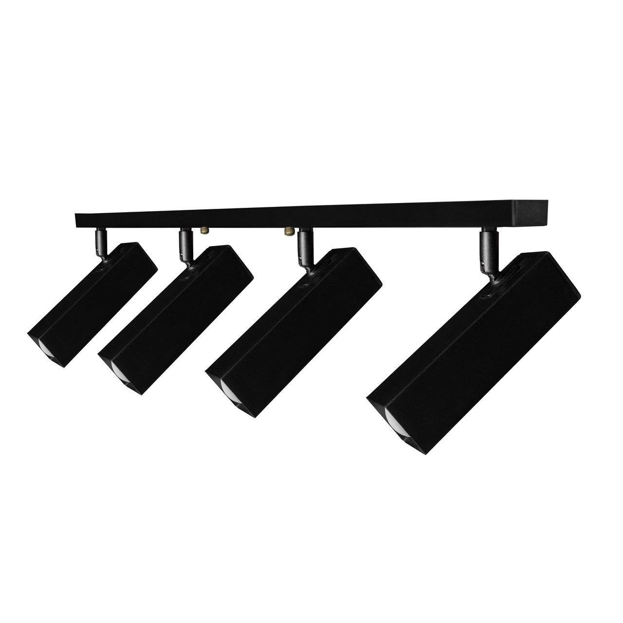 Светильник потолочный MSK Electric Verona с поворотными плафонами под лампу Е27 Черный (SQ 1750-4) - фото 3 Светильник потолочный MSK Electric Verona с поворотными плафонами под лампу Е27 Черный (SQ 1750-4) - фото 3