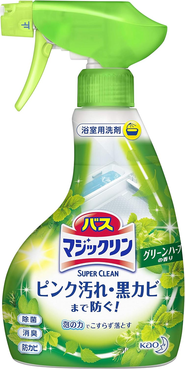 Миючий засіб для ванної кімнати Kao Magiclean Super Clean з ароматом зелені 380 мл (347695)