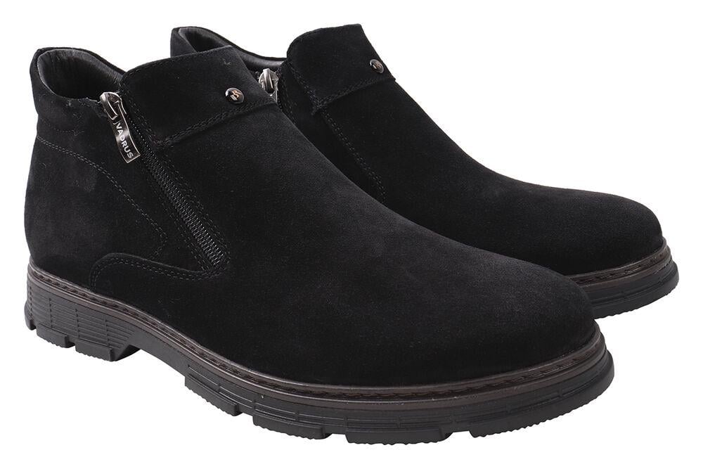 Ботинки мужские Vadrus из замши на низком ходу р. 44 Черный (267-21ZHC)