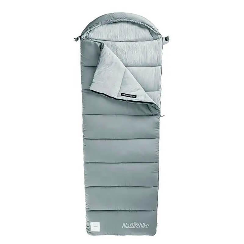 Спальный мешок Naturehike M180 NH20MSD02 12°C 220 см левый Серый (6927595702376)