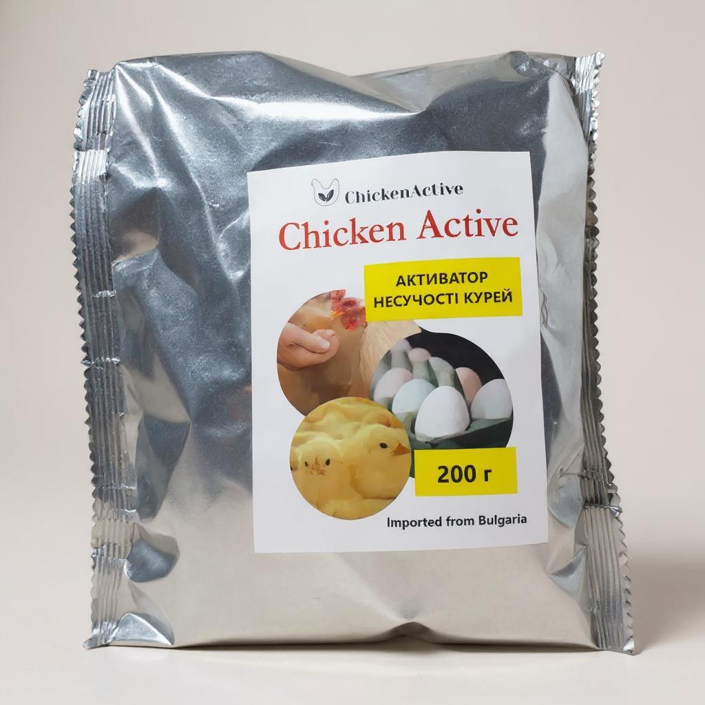 Активатор яйценоскости Chicken Active добавка для кур средство для повышения яйценоскости 200 г