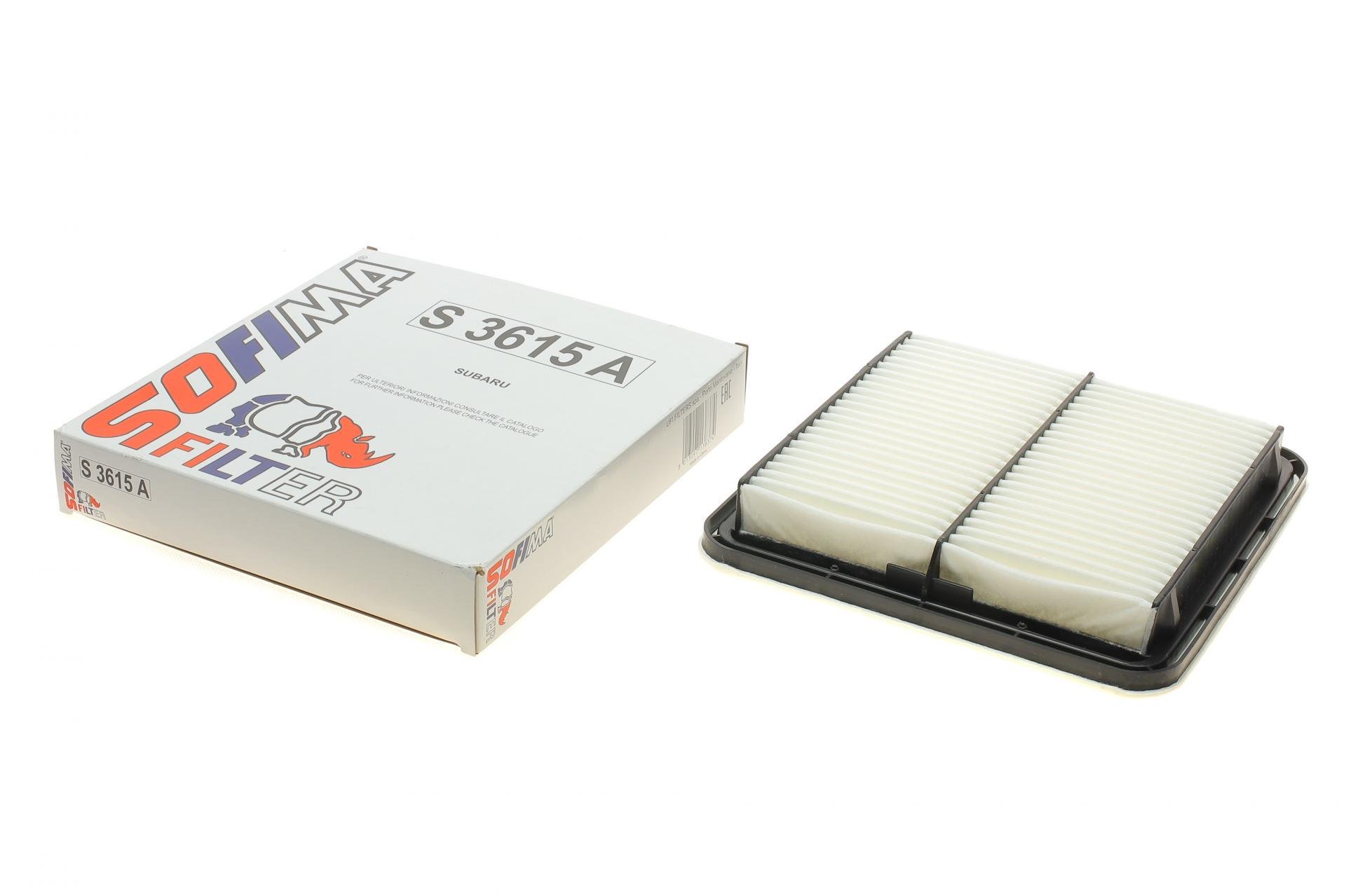 Фільтр повітряний SOFIMA для Subaru Forester/Impreza/Legacy 1,6-3,6i 03- (S 3615 A)