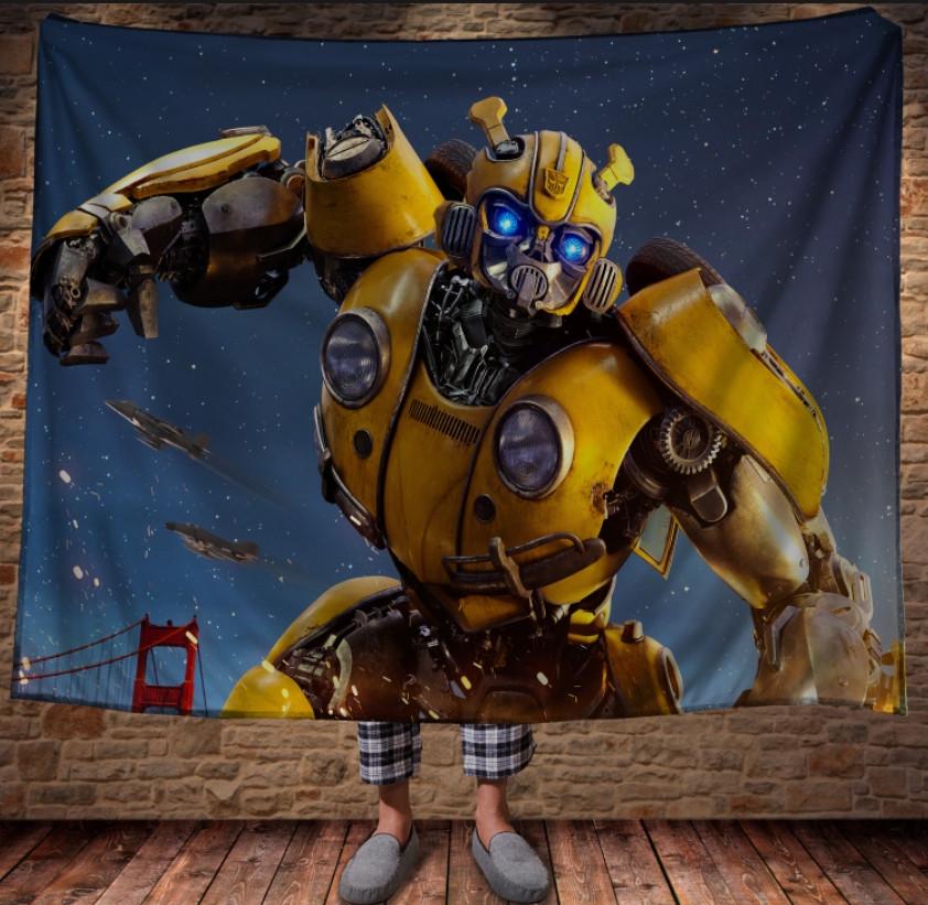 Плед с 3D принтом The Transformers Bumblebee 150х200 см (epi_0291)