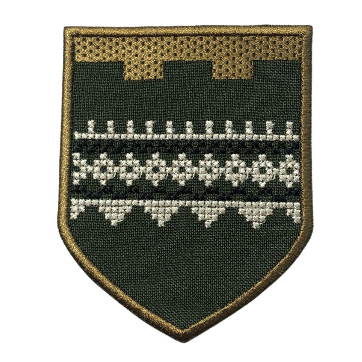 Шеврон на липучке IDEIA Тероборона вышиванка 7,5х9,2 см (2200004269276)