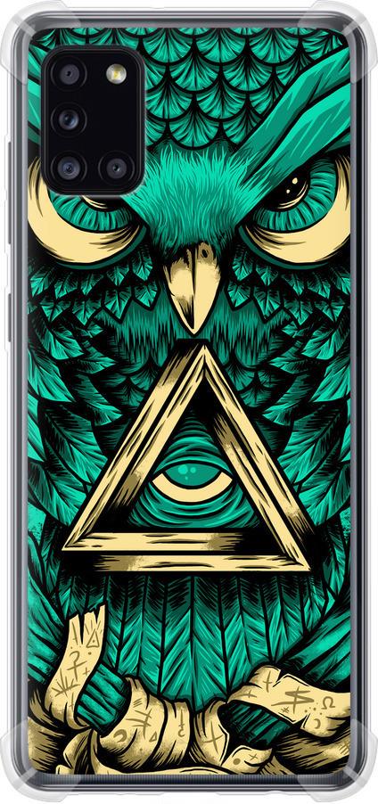 Чехол на Samsung Galaxy A31 A315F Сова Арт-тату (3971sp-1908-42517)