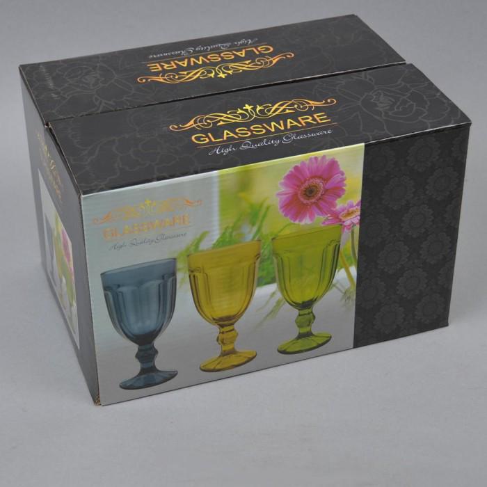 Набір келихів скляних Art VB068 6 шт. (DR000098) - фото 3 Набір келихів скляних Art VB068 6 шт. (DR000098) - фото 3