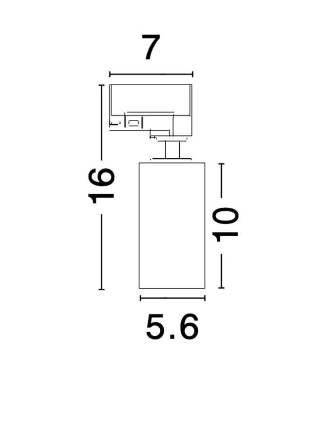 Прожектор трековый Nova Luce Paris (9011851) - фото 3