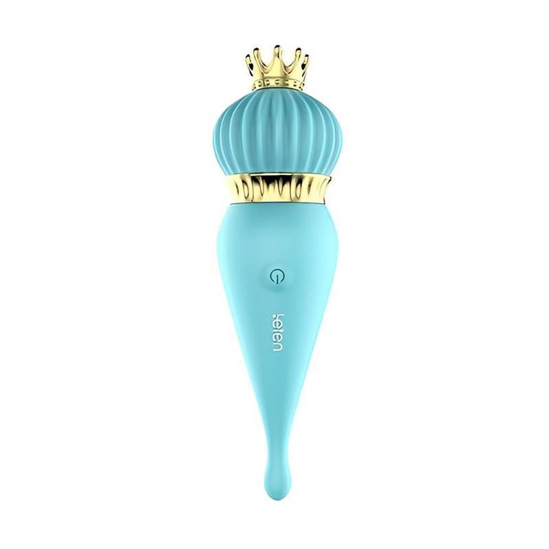 Вибратор Leten Dream Key 13,2 см Голубой с золотым (28702)