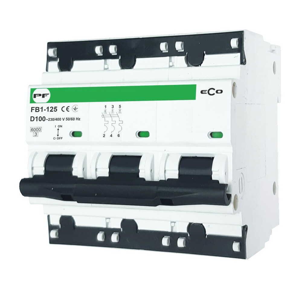 Автоматический выключатель PROMFACTOR FB1-125 ECO 3Р D100 (FB1D3100)