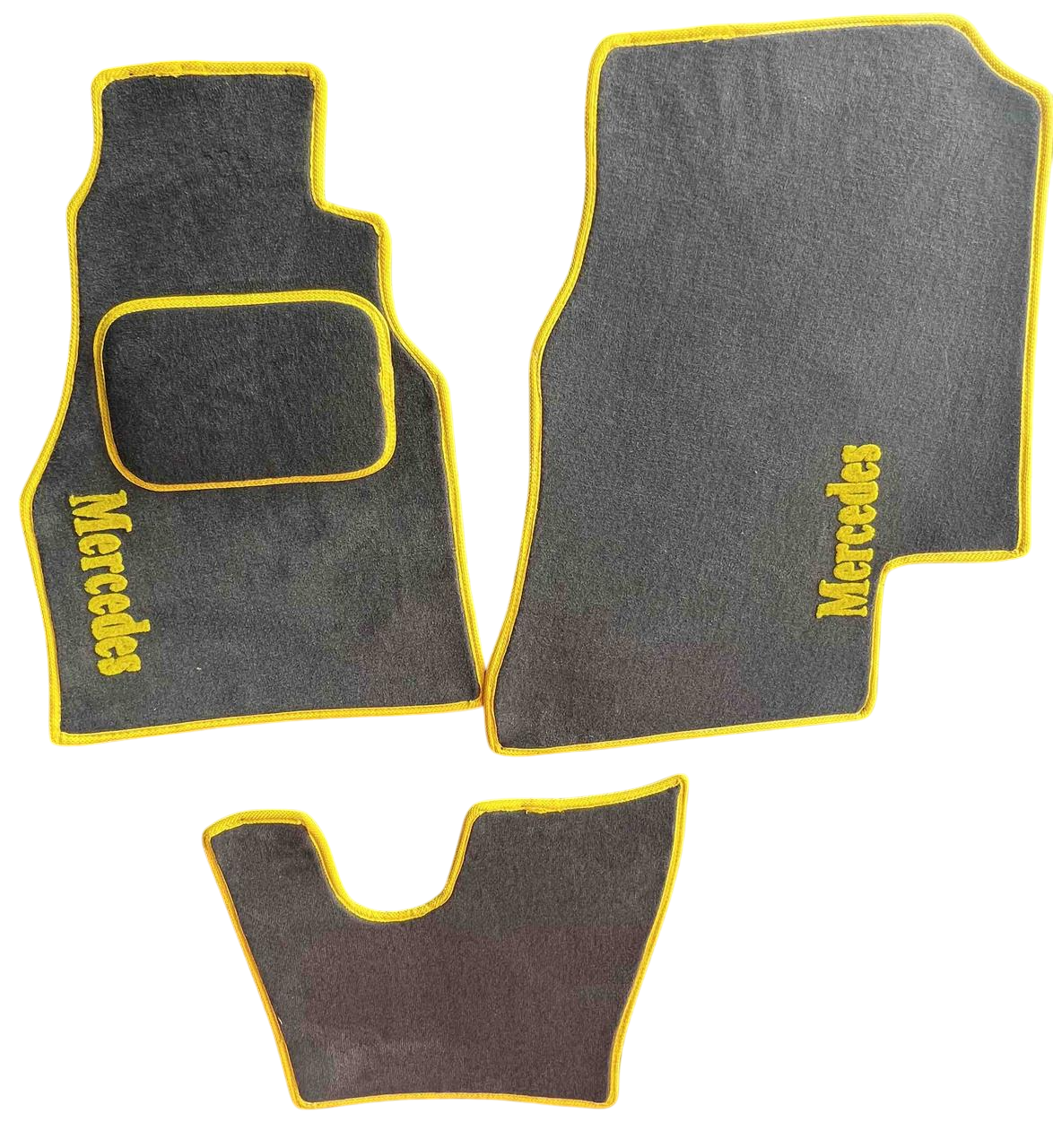 Килимки в салон ворсові для Mercedes Sprinter 1995-2006 1+2 5 шт. Чорний (27326910)