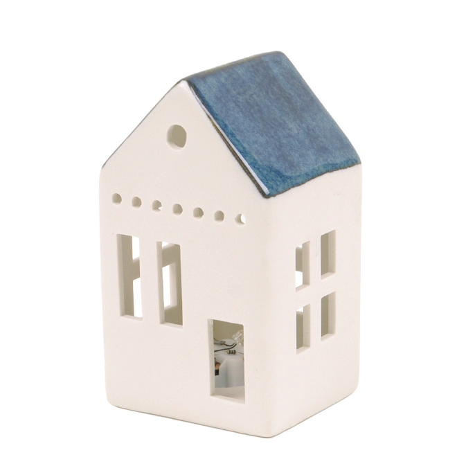 Домик керамический с подсветкой 12 см (MZC2257)