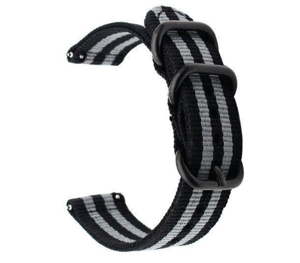 Нейлоновый ремешок Primo Traveller для часов Xiaomi Huami Amazfit SportWatch 2/Amazfit Stratos Black/Grey (781421244)
