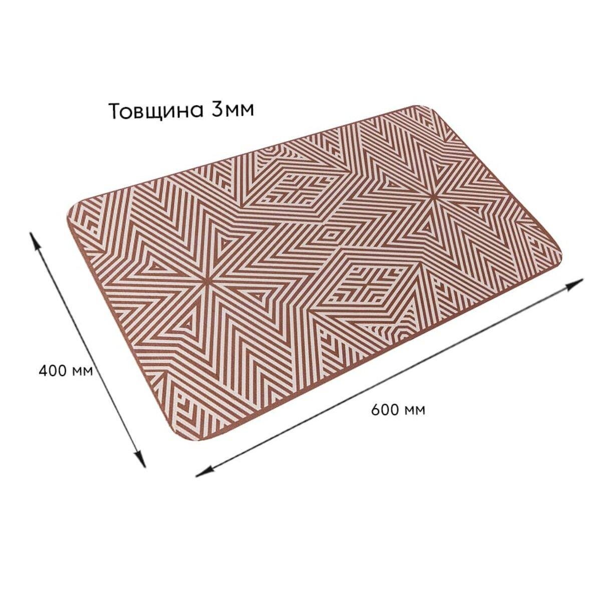 Коврик влагопоглощающий 40х60х3 мм (SW-00002554) - фото 3 Коврик влагопоглощающий 40х60х3 мм (SW-00002554) - фото 3