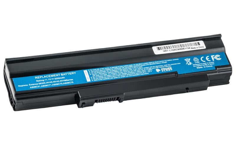 Аккумулятор Power для ноутбуков ACER Extensa 5635ZA AS09C31 5635Z 11,1V 5200mAh
