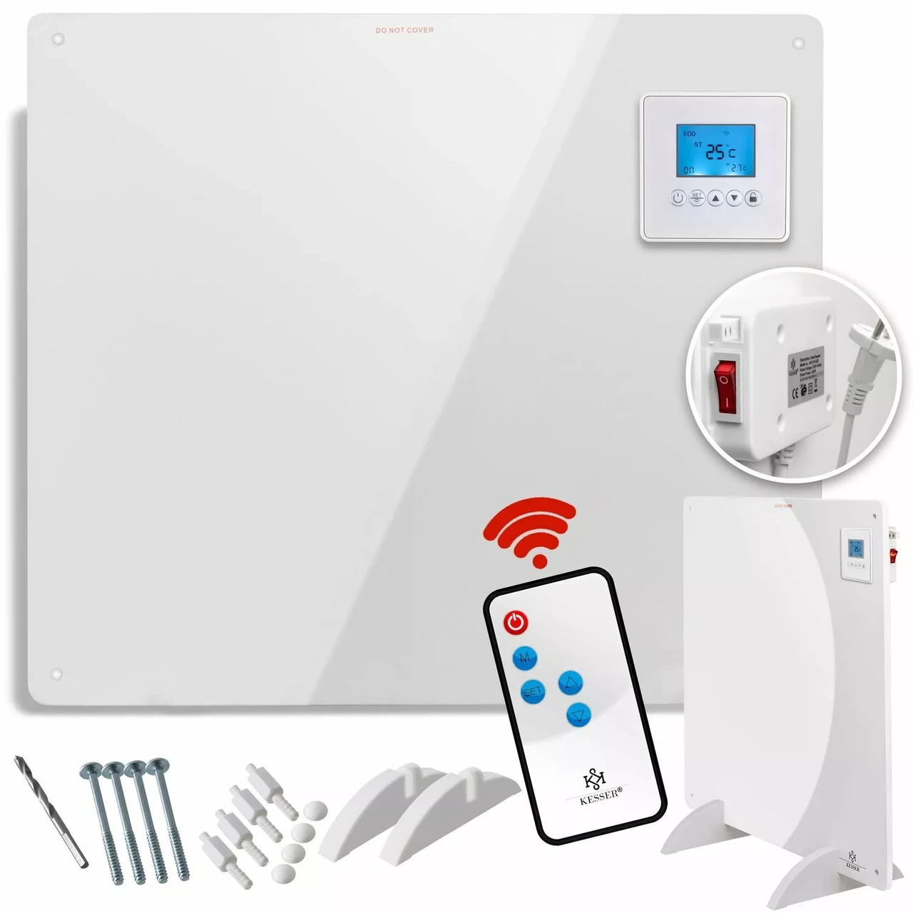 Инфракрасный обогреватель настенный KESSER 550 Вт - фото 2 Инфракрасный обогреватель настенный KESSER 550 Вт - фото 2