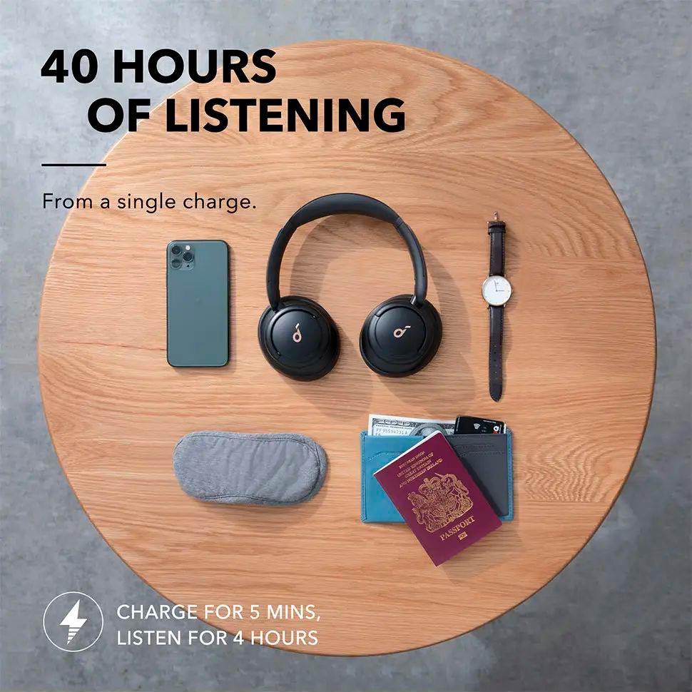 Наушники Anker Soundcore Life Q30 Black ANC с активным шумоподавлением (2127234240) - фото 5 Наушники Anker Soundcore Life Q30 Black ANC с активным шумоподавлением (2127234240) - фото 5