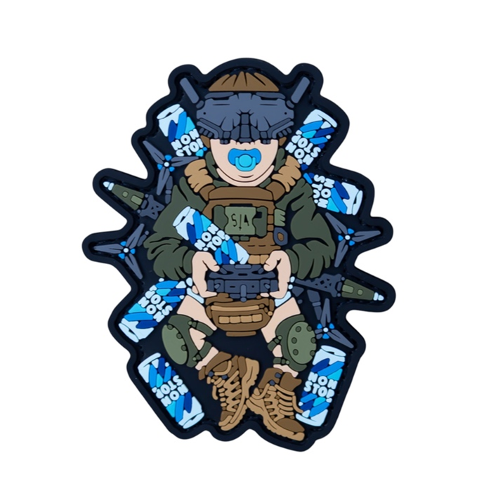 Патч Малыш NONSTOP FPV EDITION Синий (PATCH-084)