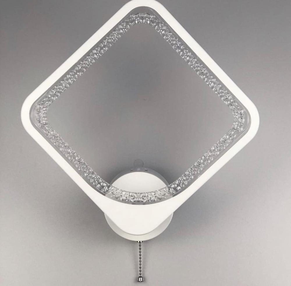 Светильник Line.F 2281/1L Q WH LED настенный в белом корпусе (846_1272)