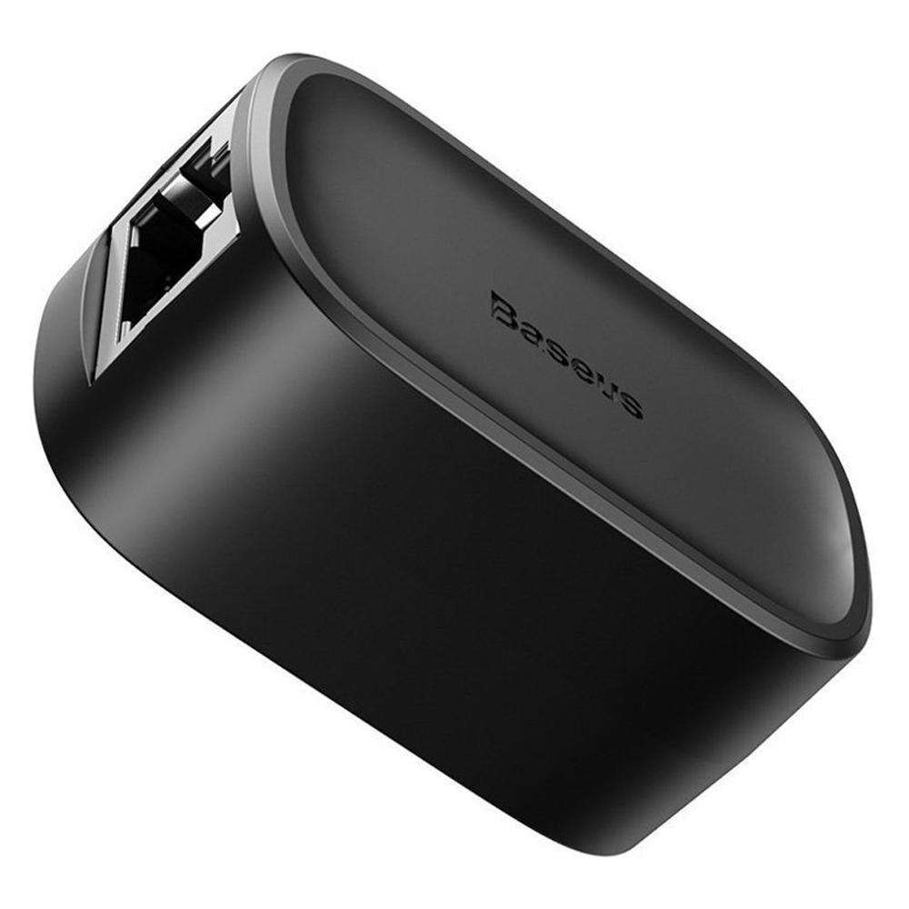 Мережевий роз'єм Baseus High Speed ​​in Line Coupler PCYCX-01 RJ45 Чорний