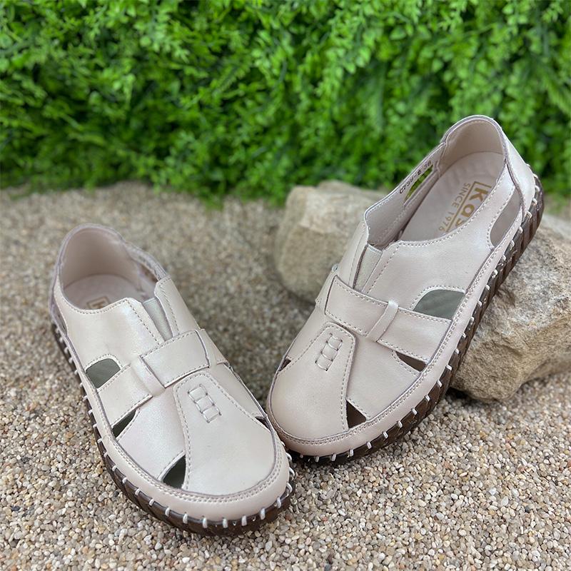 Мокасини жіночі шкіряні Е-0010738-6 р. 39 25 см Бежевий (25330912)