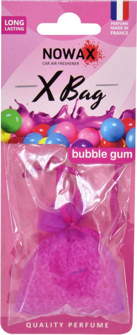 Ароматизатор для авто Nowax X Bag Bubble Gum на зеркало ароматизированные гранулы (0304296)